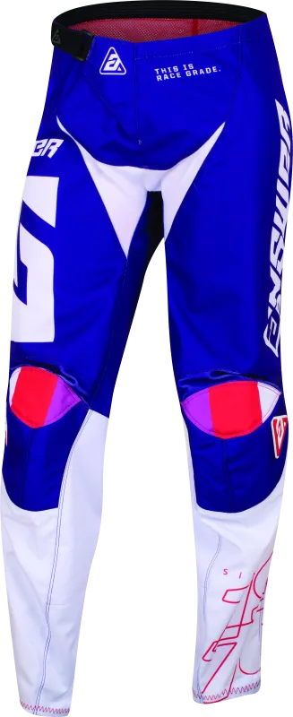 Answer 23 Syncron CC Pant Purple/White/Red Womens Size - 4R