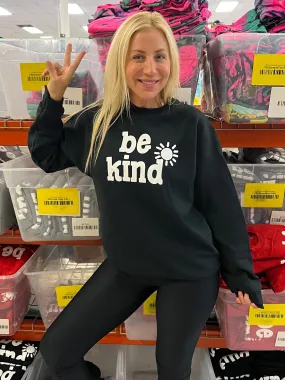 Be Kind Black Sweatshirt