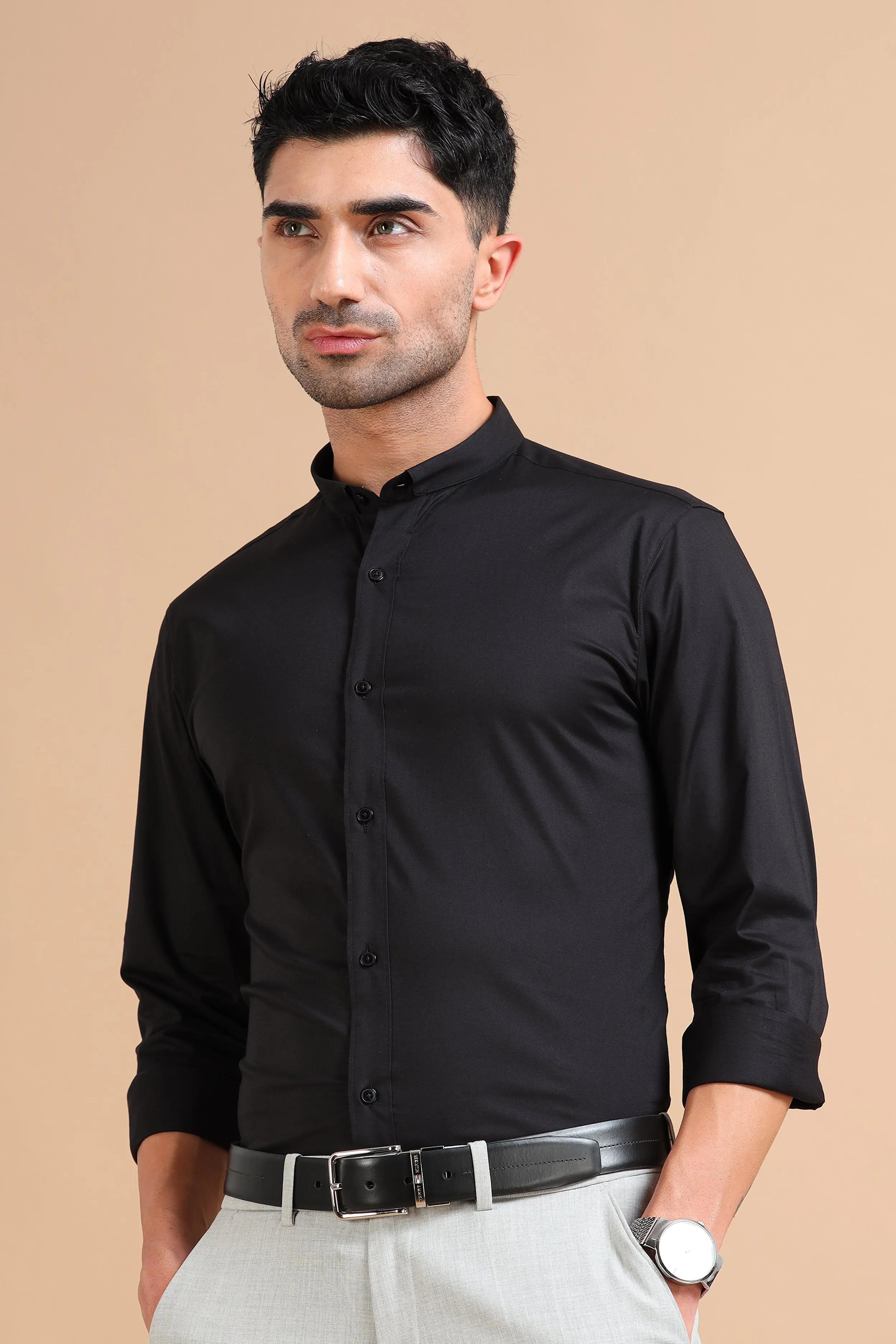 Black Knight Solid Stretch Shirt EOSS