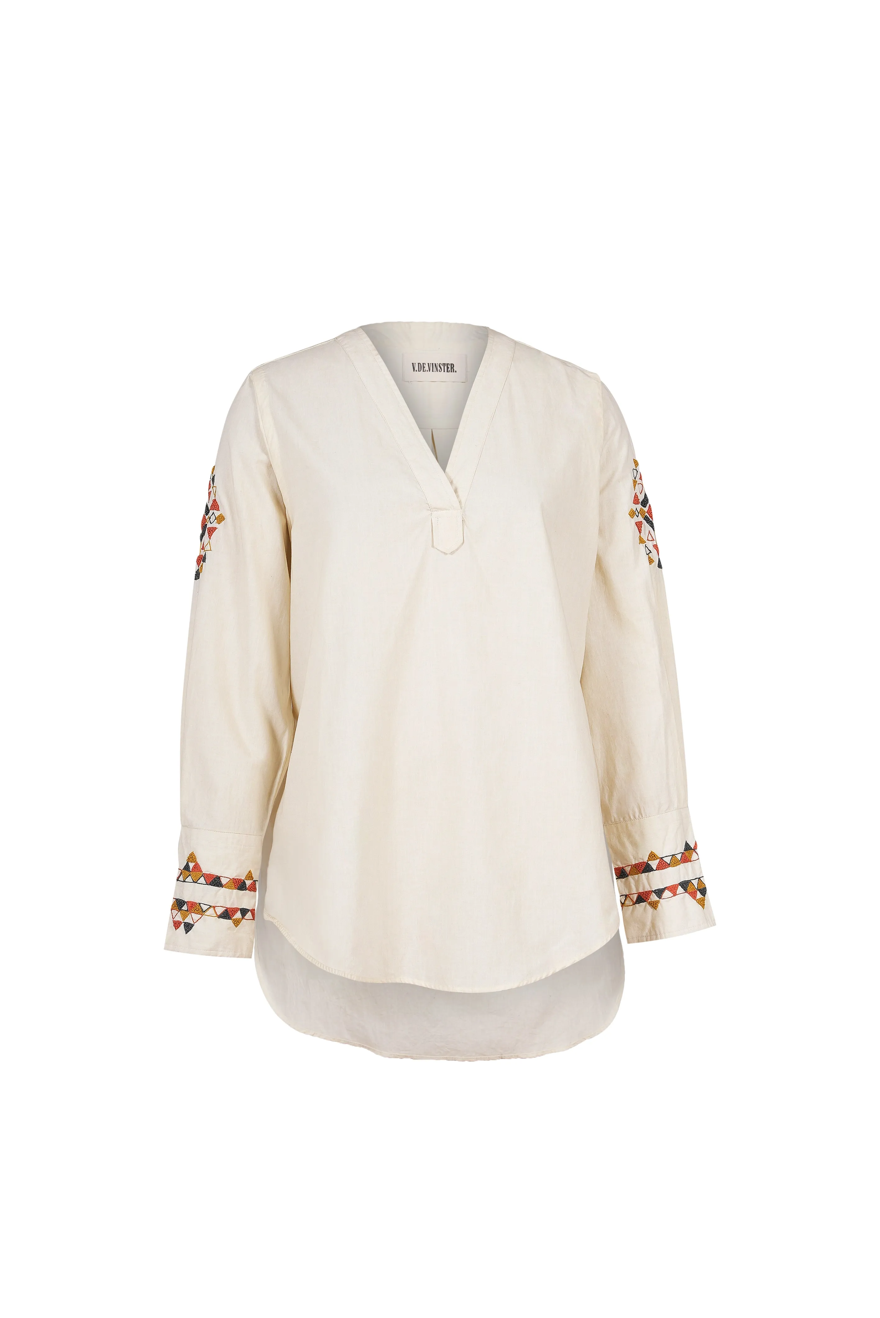 Blouse blanche brodée PLAYFUL