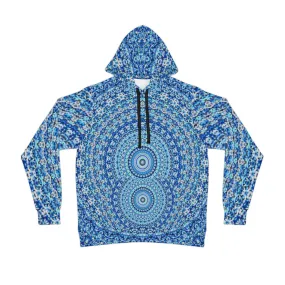 Blue Mandala - Inovax Athletic Hoodie