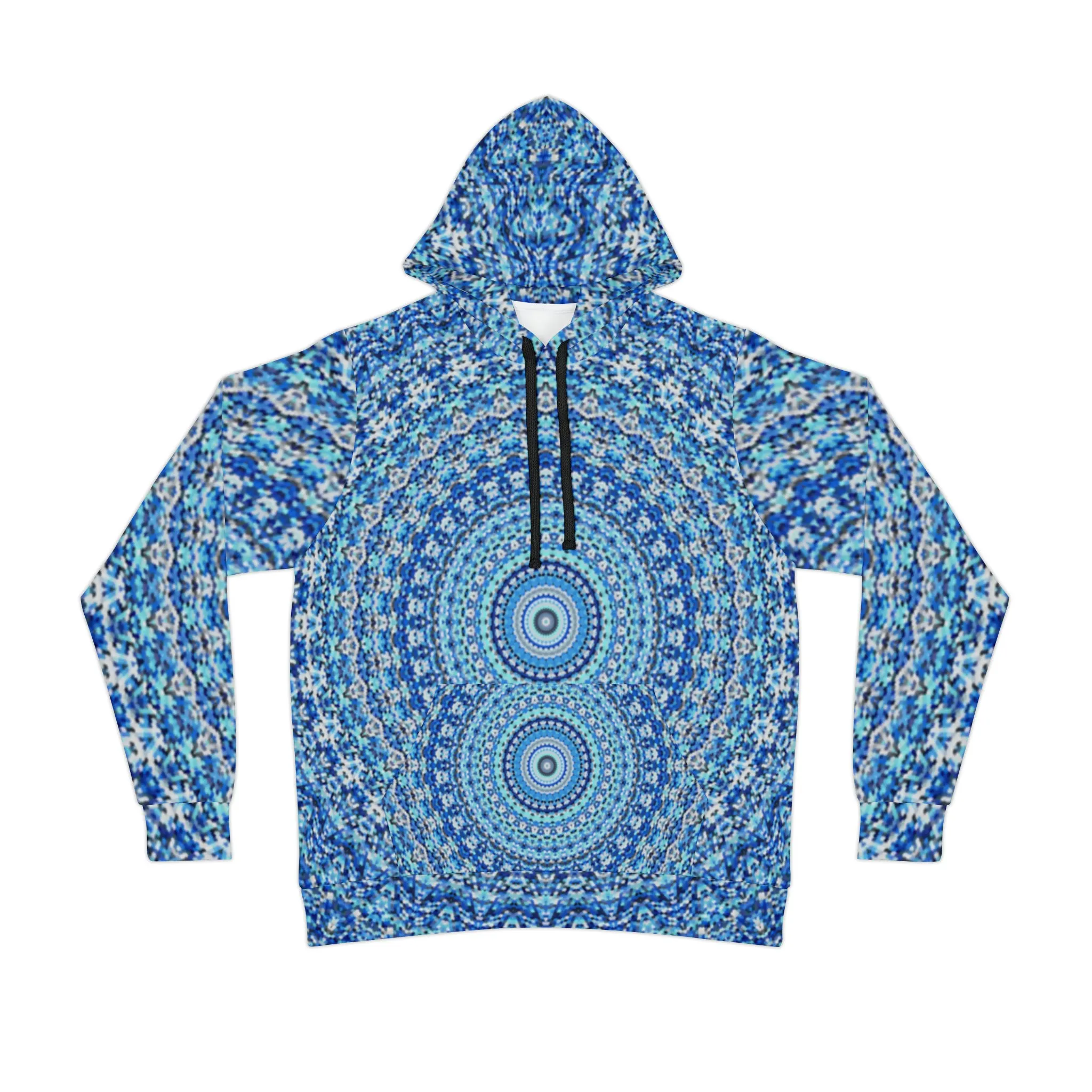 Blue Mandala - Inovax Athletic Hoodie