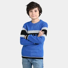 Boys Acrylic Sweater New Limits-Brill.Blue