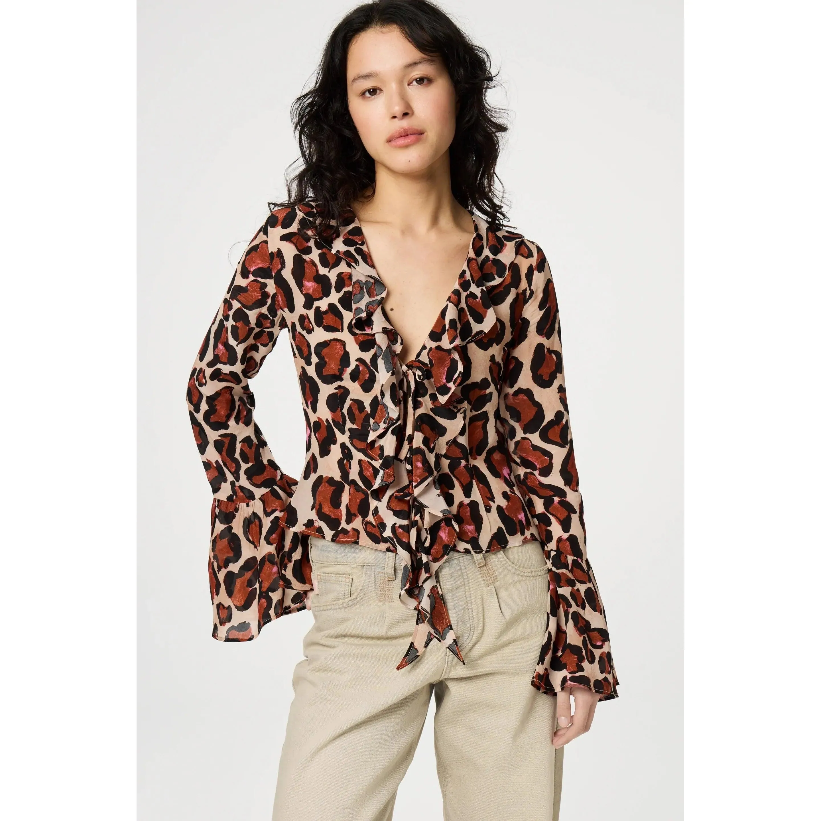 Britney Blouse Leopard Queen Leopard