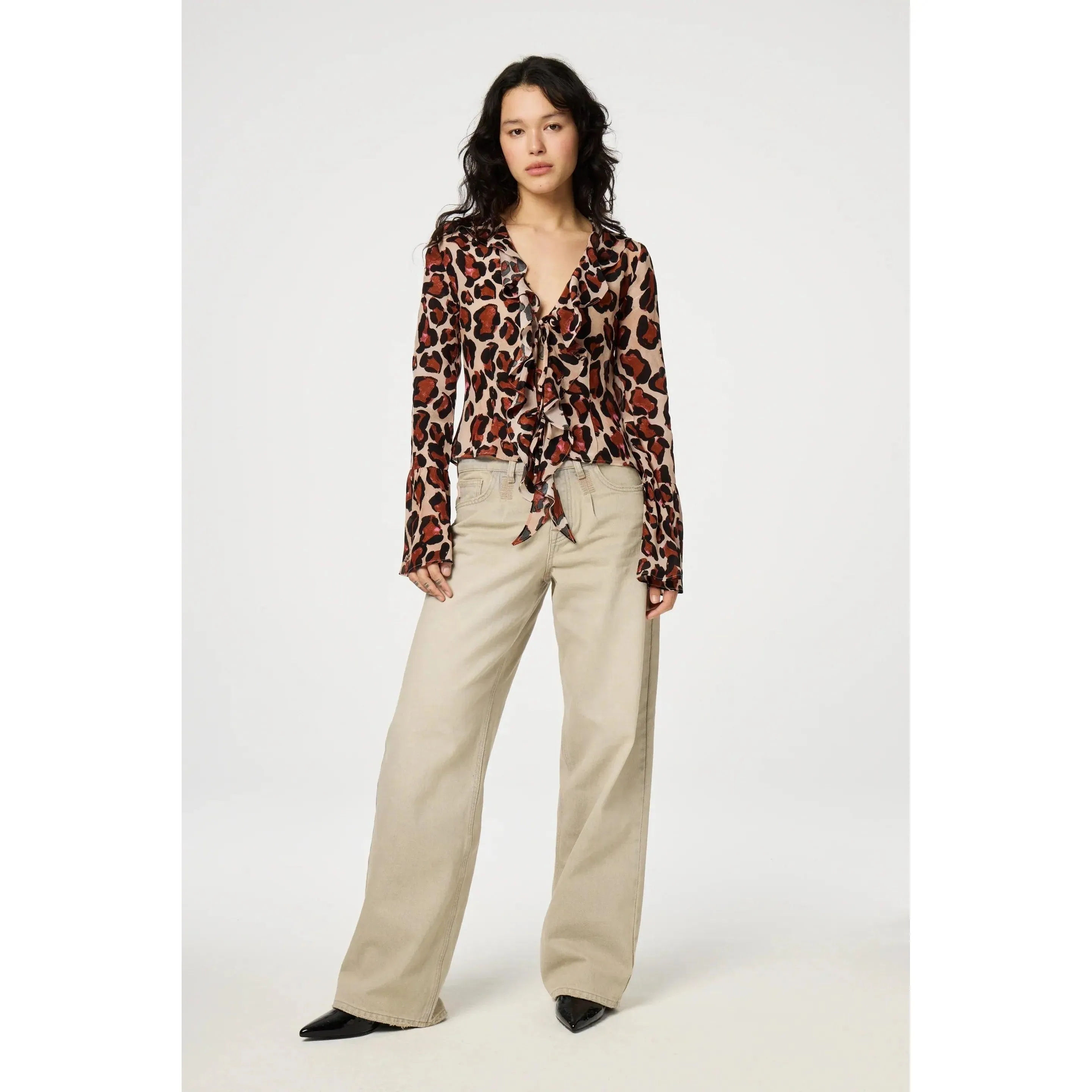 Britney Blouse Leopard Queen Leopard