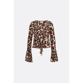 Britney Blouse Leopard Queen Leopard