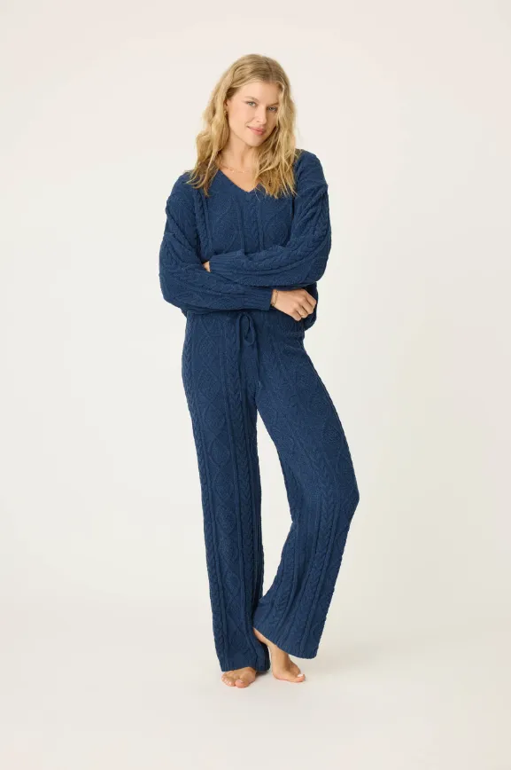 Chenille Cozy Cable Lounge Pant