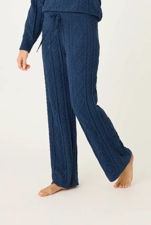 Chenille Cozy Cable Lounge Pant