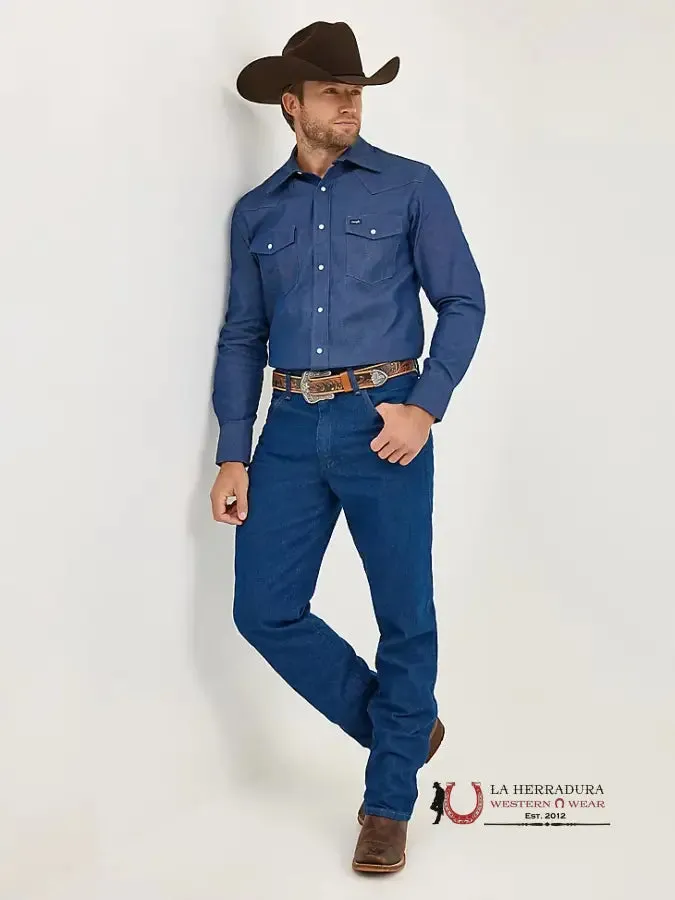 COWBOY CUT® WORK WESTERN RIGID DENIM LONG SLEEVE SHIRT - 1700