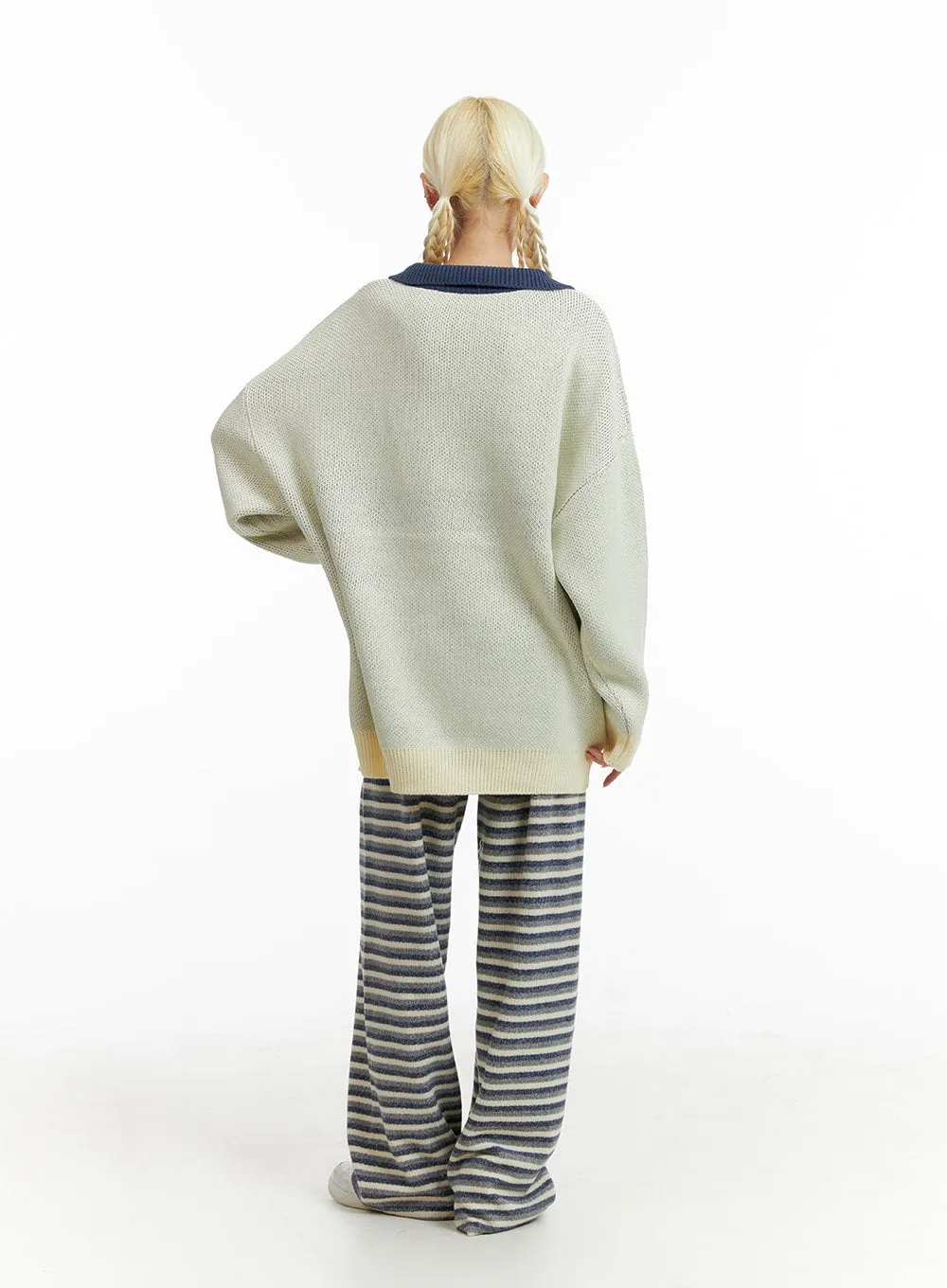 Cozy Striped Pants IF408