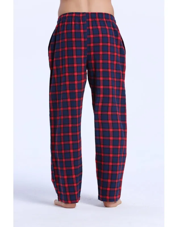 CYZ Men's 100% Cotton Super Soft Flannel Plaid Pajama Pants