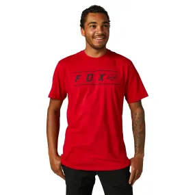 Fox Racing  Mens Flame Red Pinnacle Premium Tee T-Shirt Short Sleeve Crew Neck