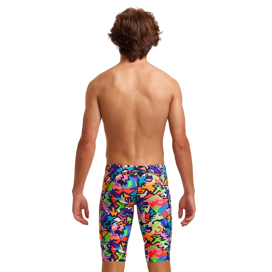 Funky Trunks Boys Training Jammers FT37B - Sharp Edges