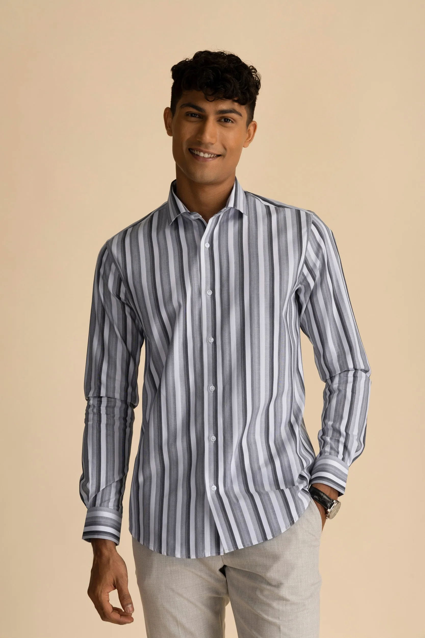 Galaxy Stripe Black Shirt EOSS