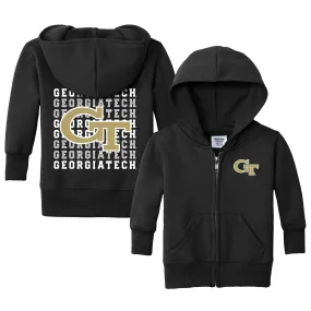 Georgia Tech Yellow Jackets Retro Infant Full-Zip Sweatshirt