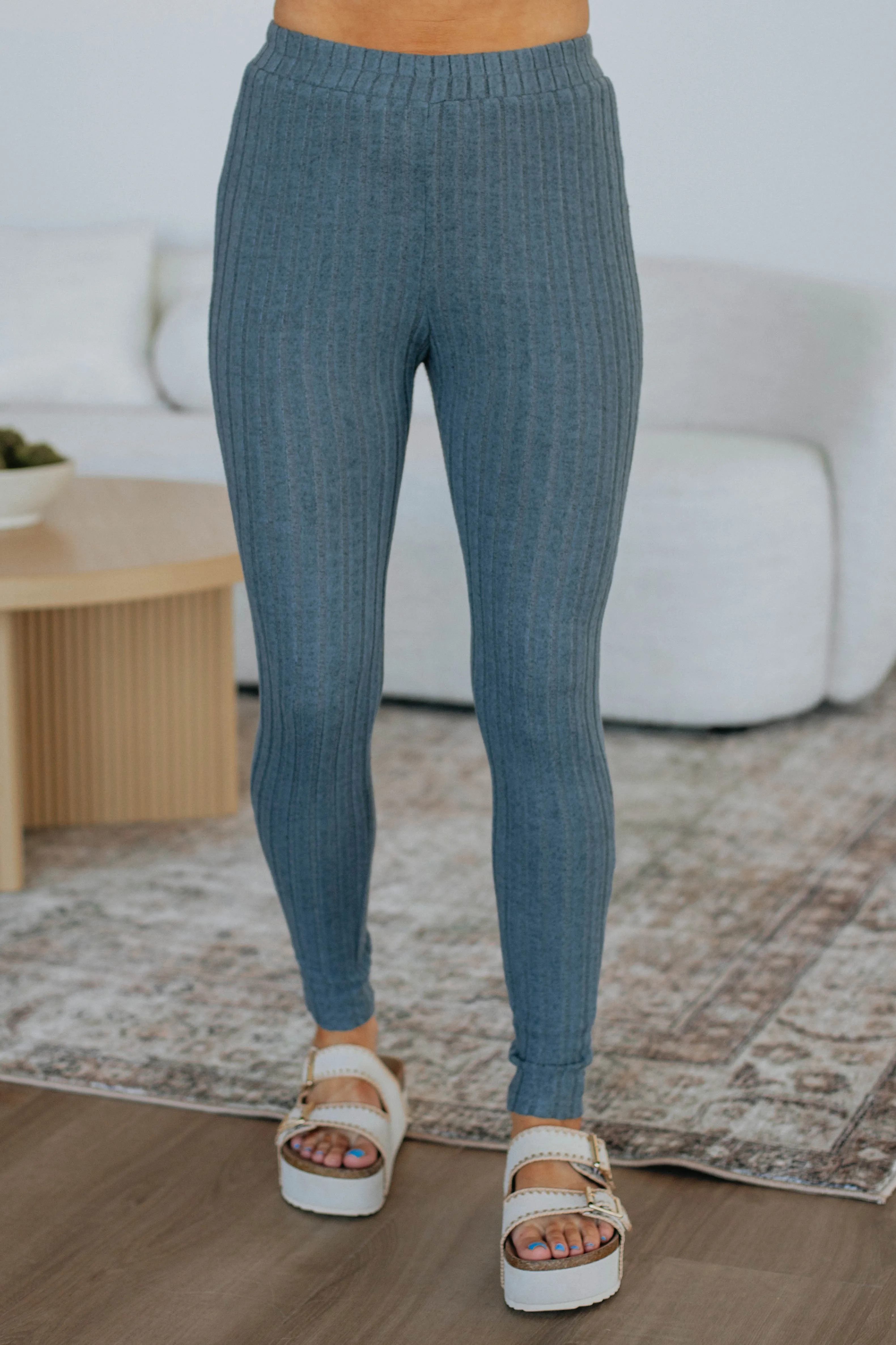 Get Cozy Leggings - Slate