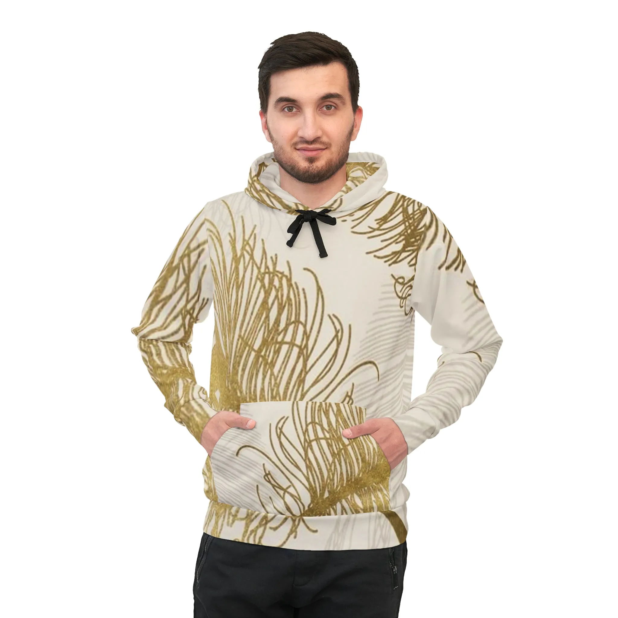 Golden Feathers - Inovax Athletic Hoodie