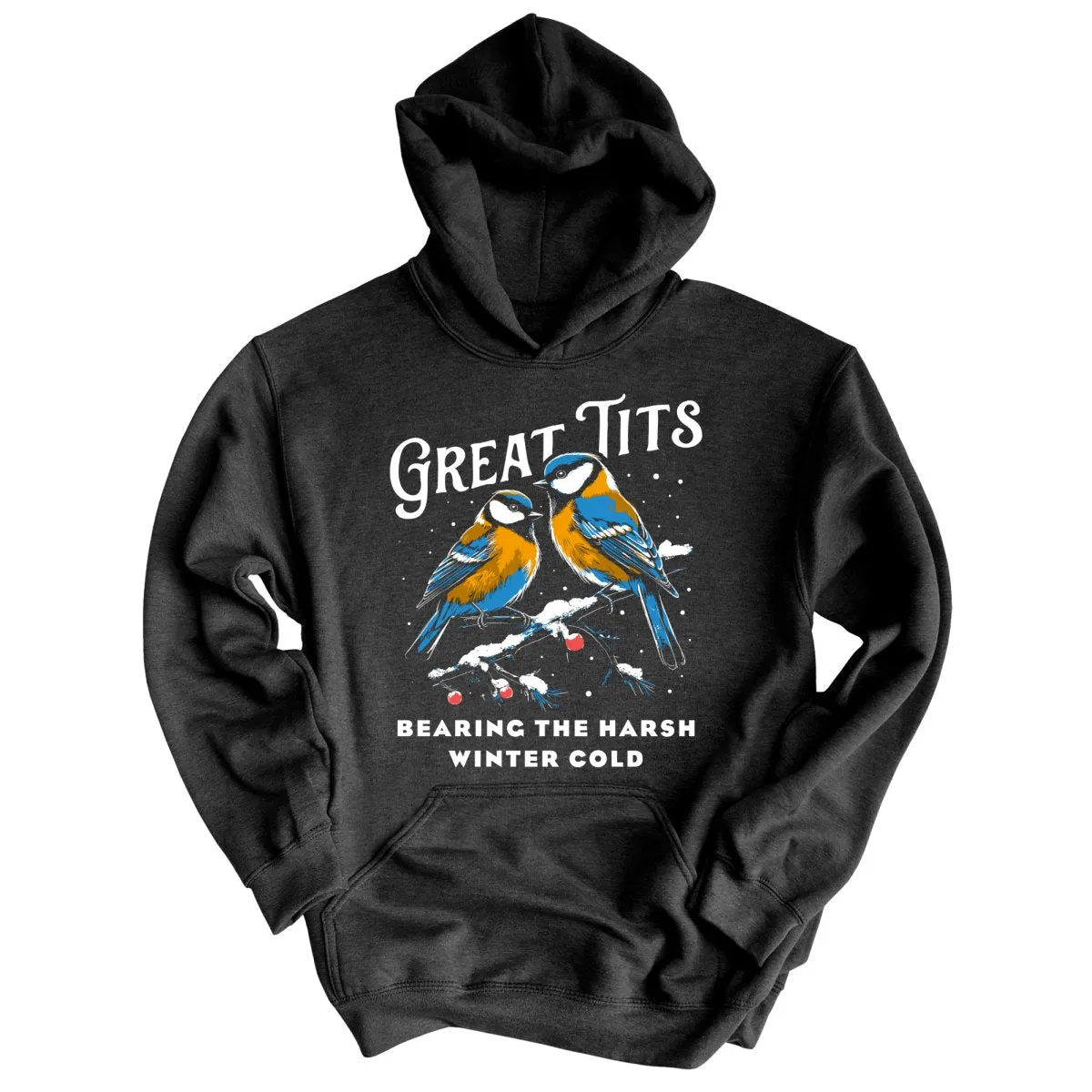 Great Tits Winter Cold Hoodie