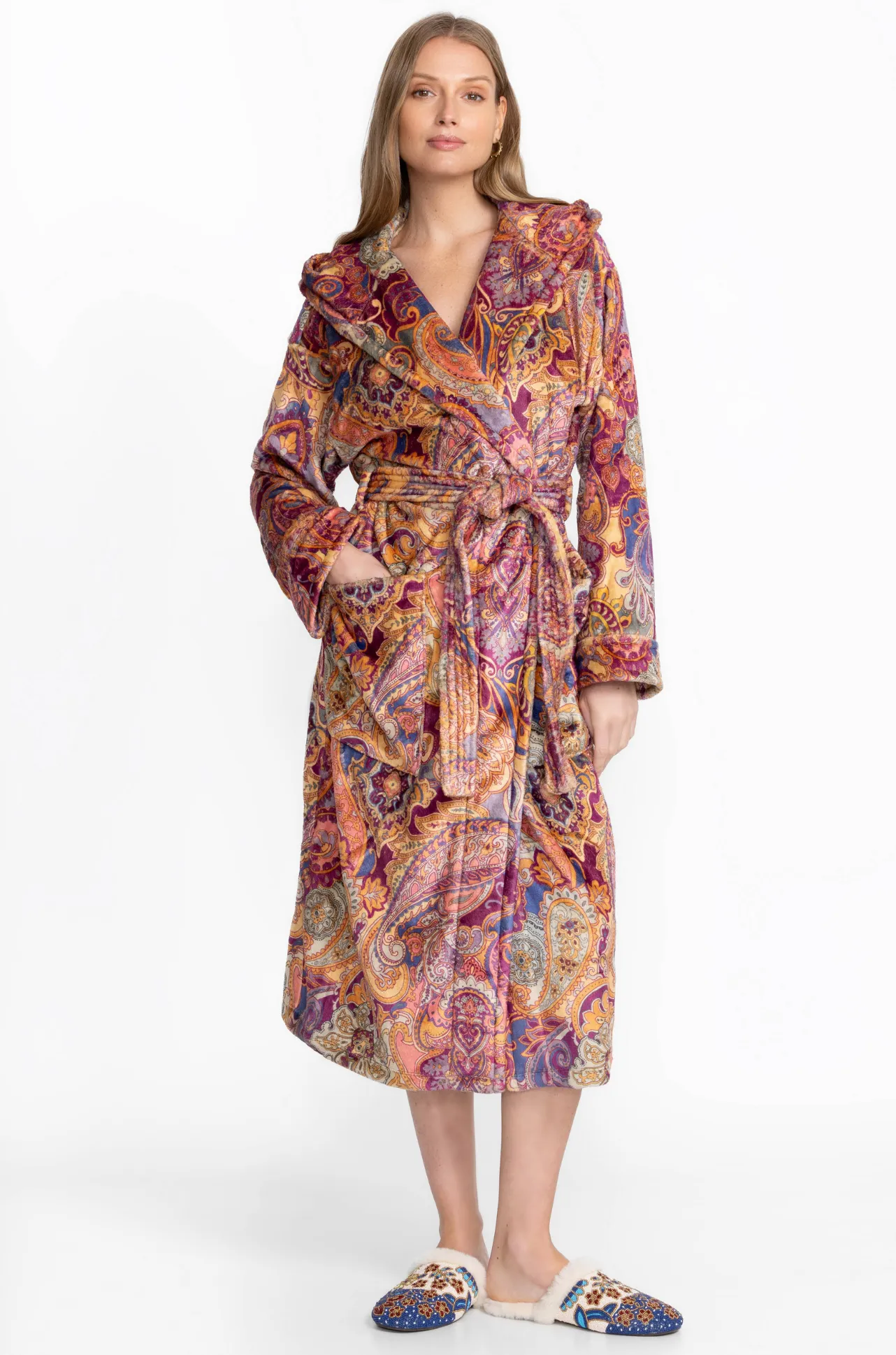 Johnny Was - Sandalwood Pink Cozy Robe