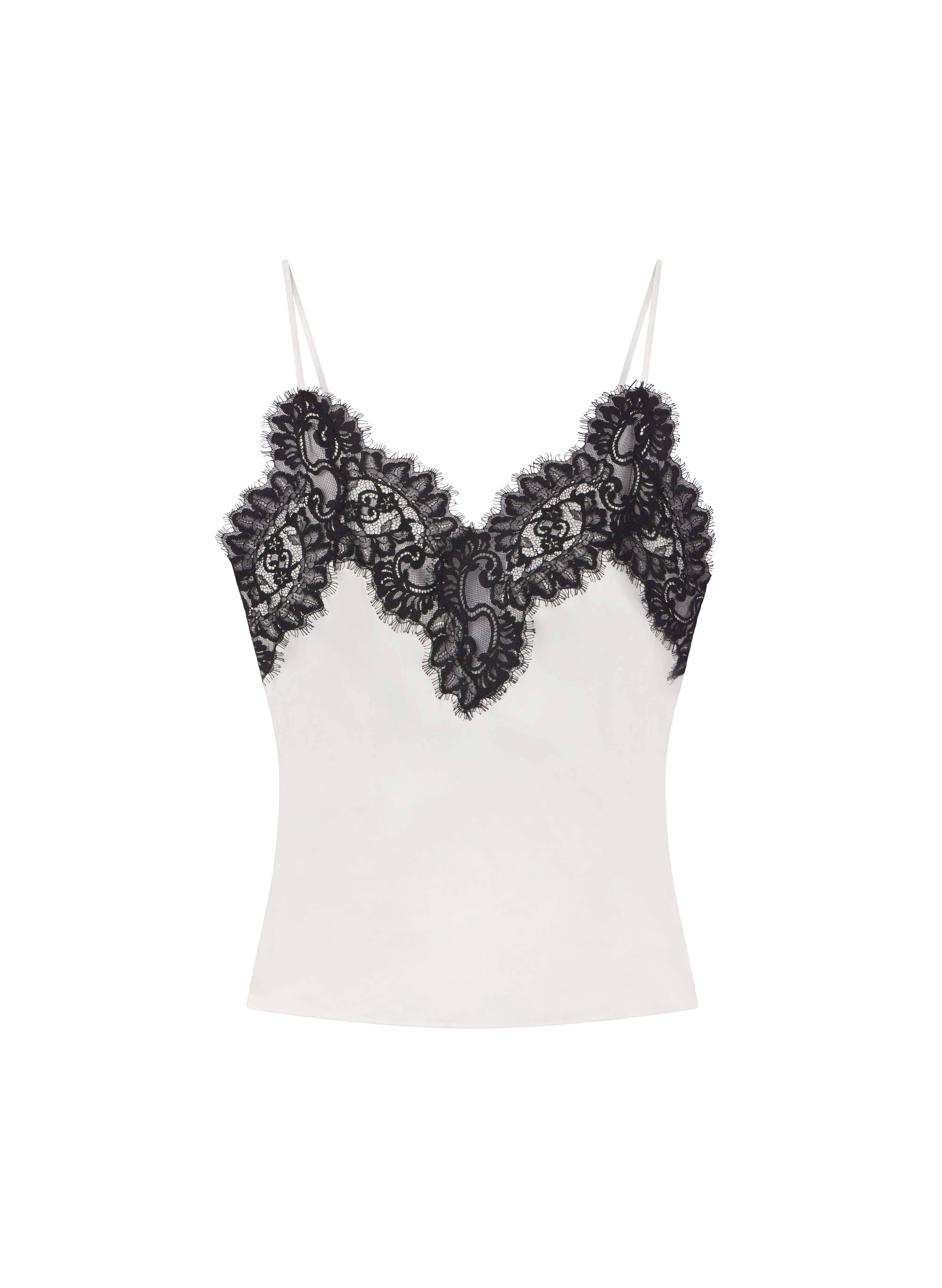 Lennon Satin and Lace Camisole Top