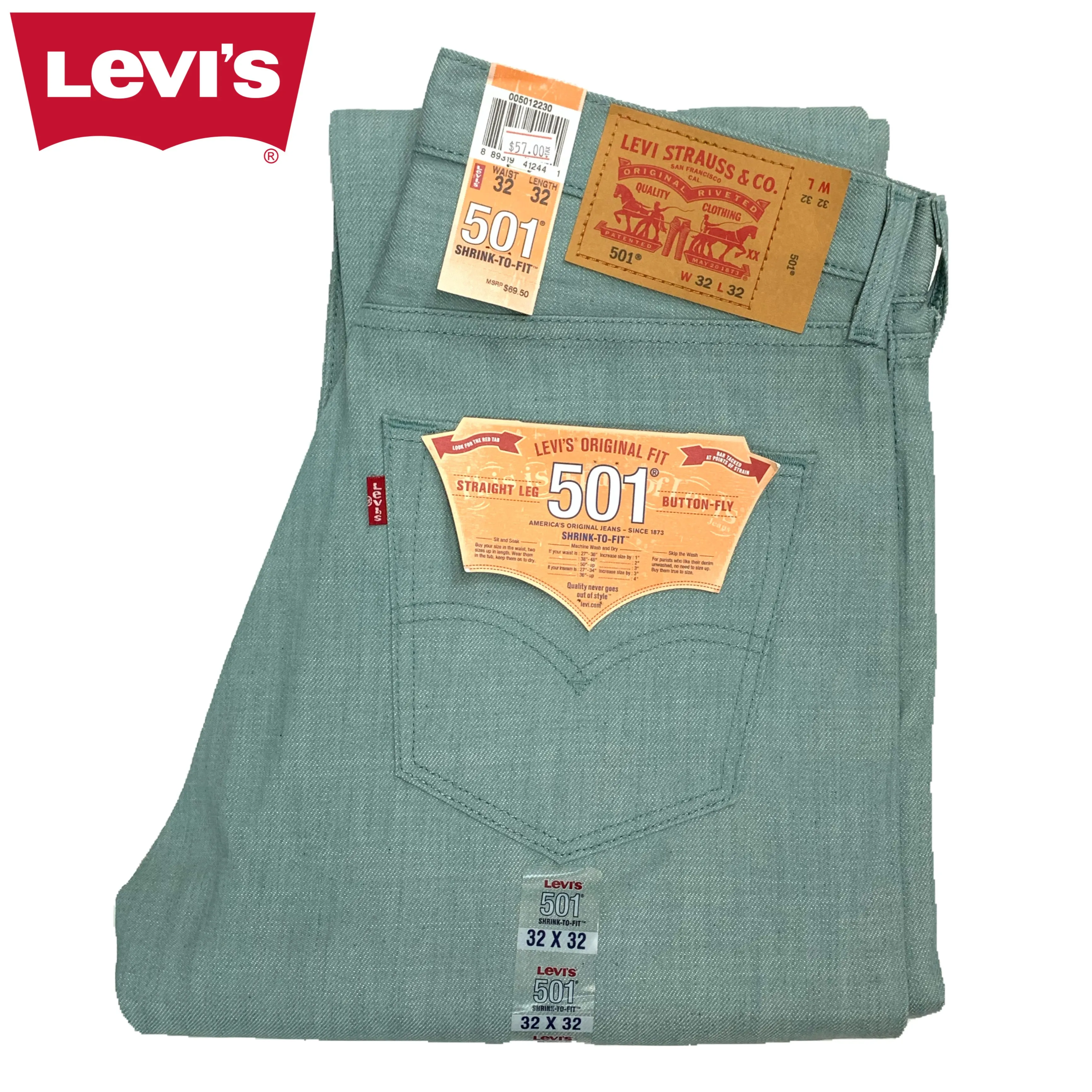 Levi's 501 Light Green - 2230