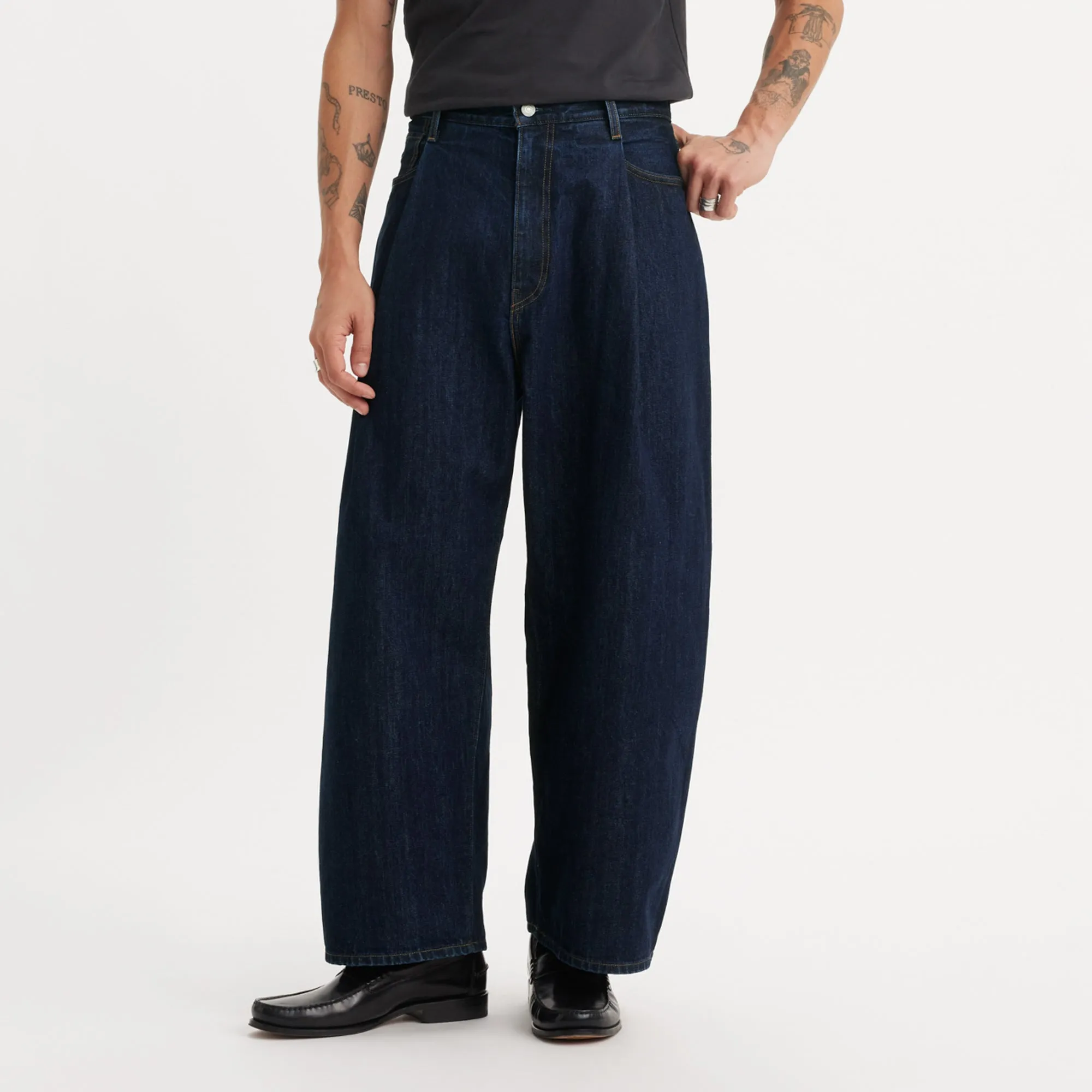 Levi's® Men's Japanese Denim Wide-Leg Pleat Jeans