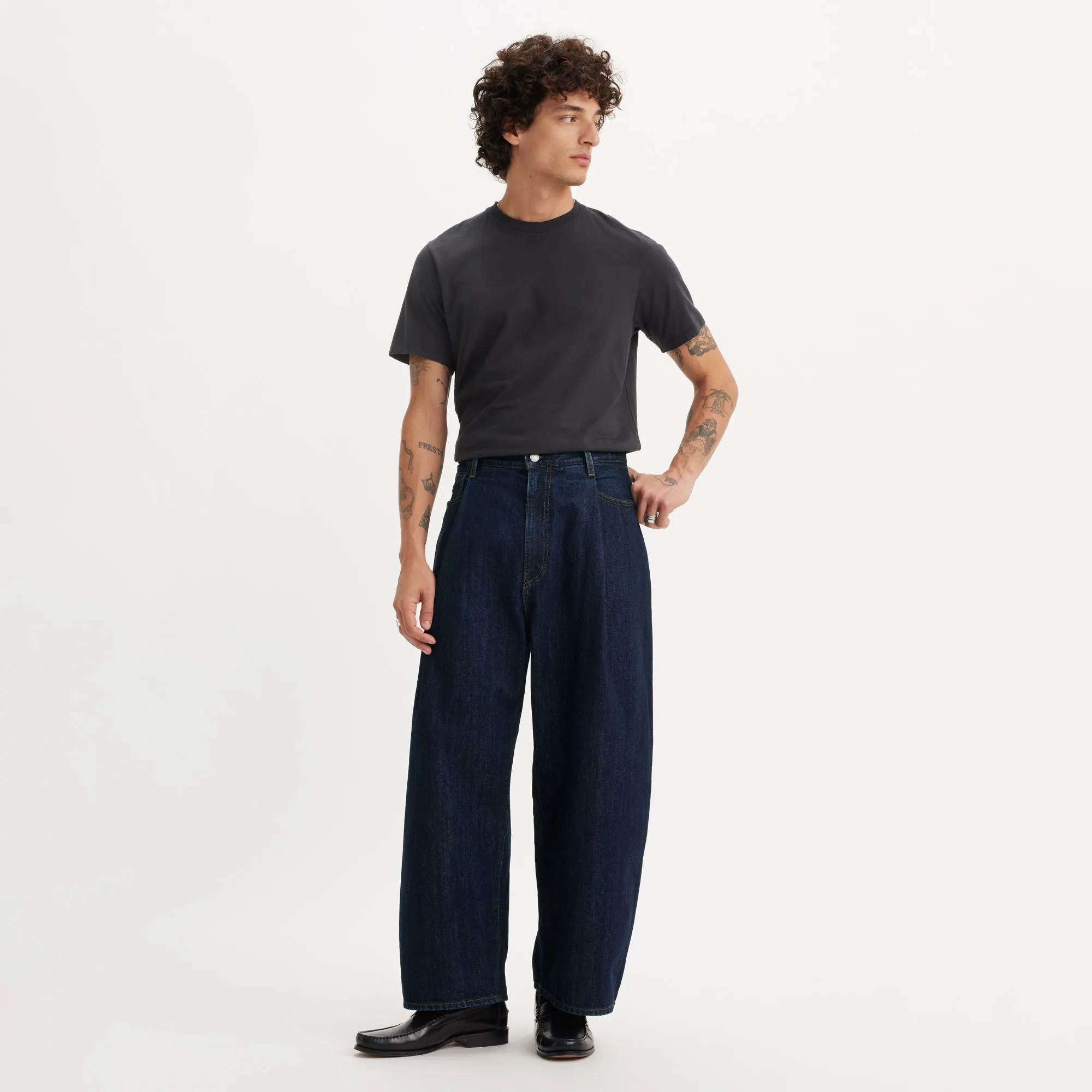 Levi's® Men's Japanese Denim Wide-Leg Pleat Jeans