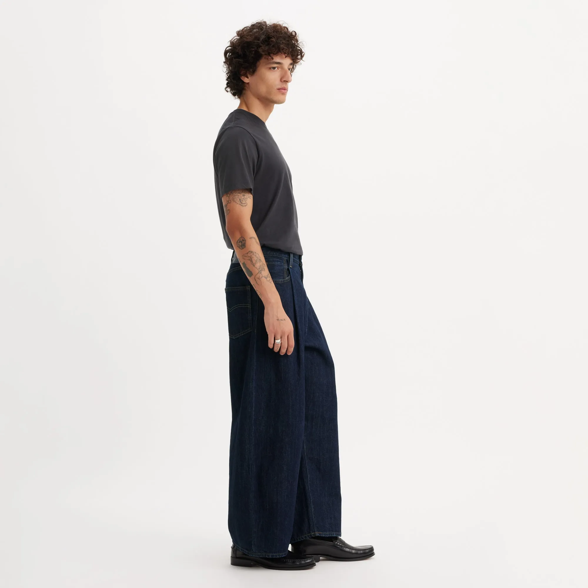 Levi's® Men's Japanese Denim Wide-Leg Pleat Jeans