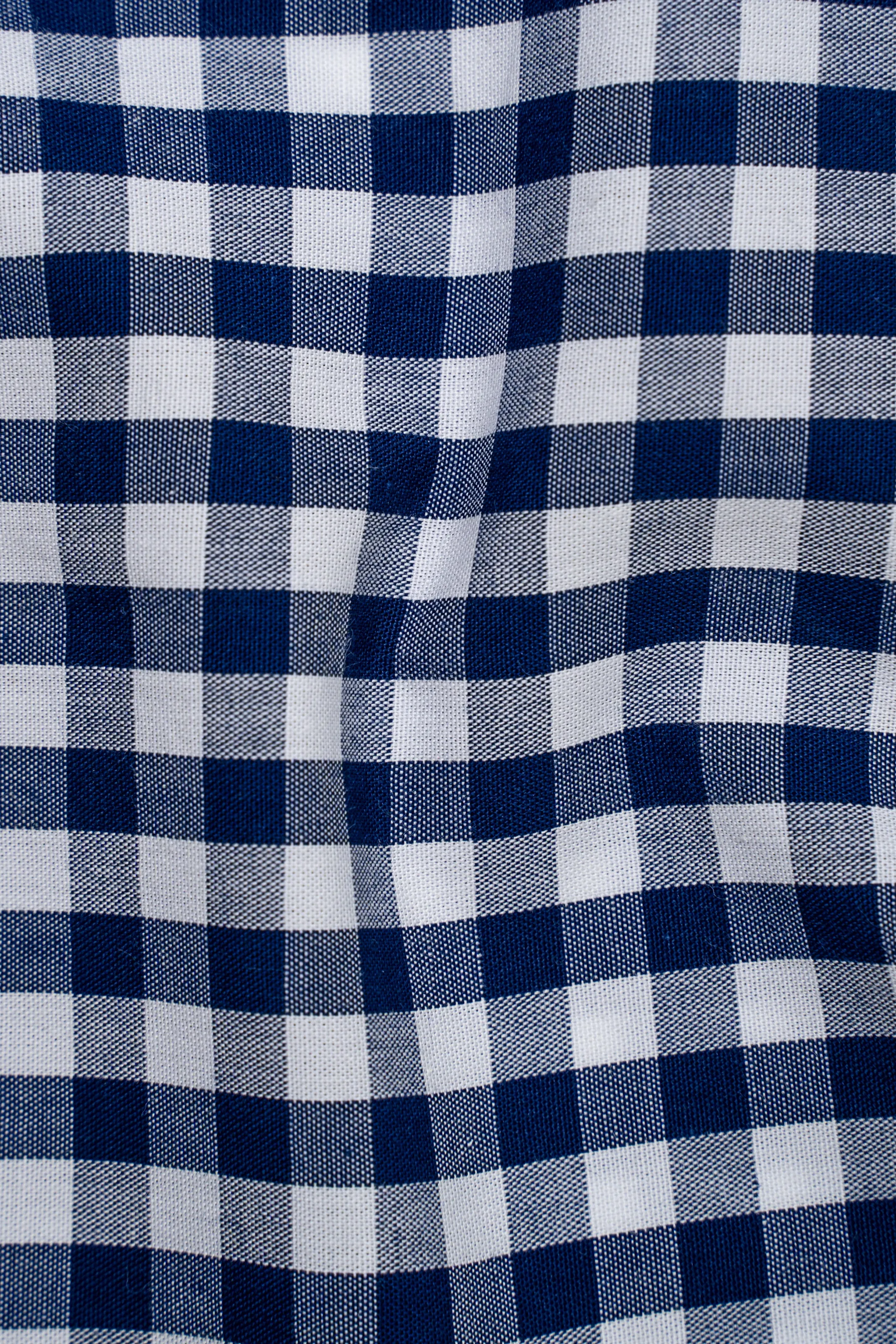 LIMITED EDITION SHIRTS BLUE WHITE CHECK