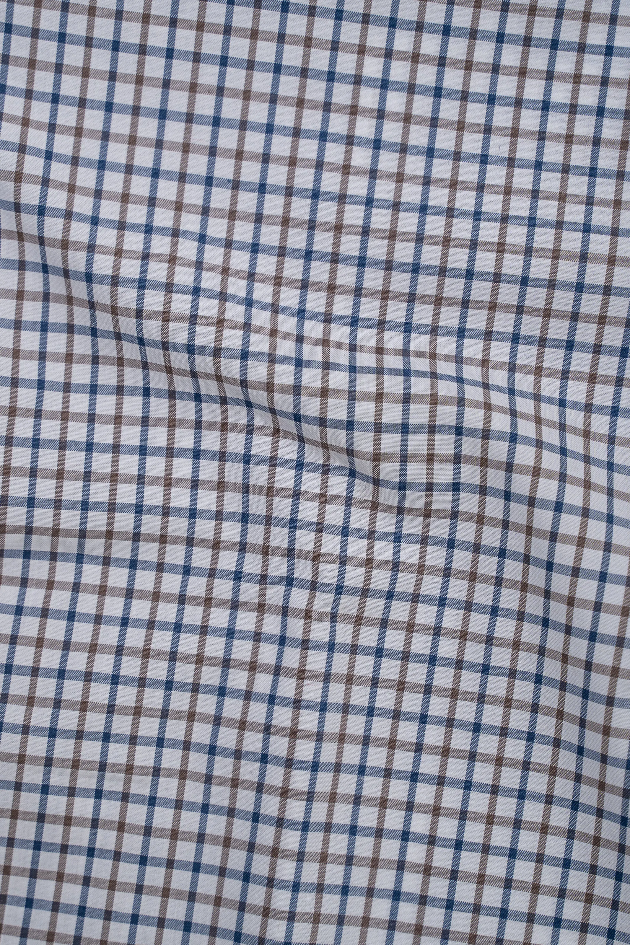 LIMITED EDITION SHIRTS KHAKI WHITE CHECK