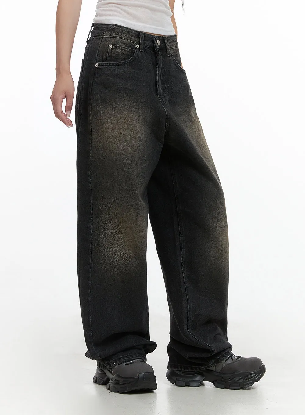 Maya Timeless Washed Baggy Fit Jeans CO402