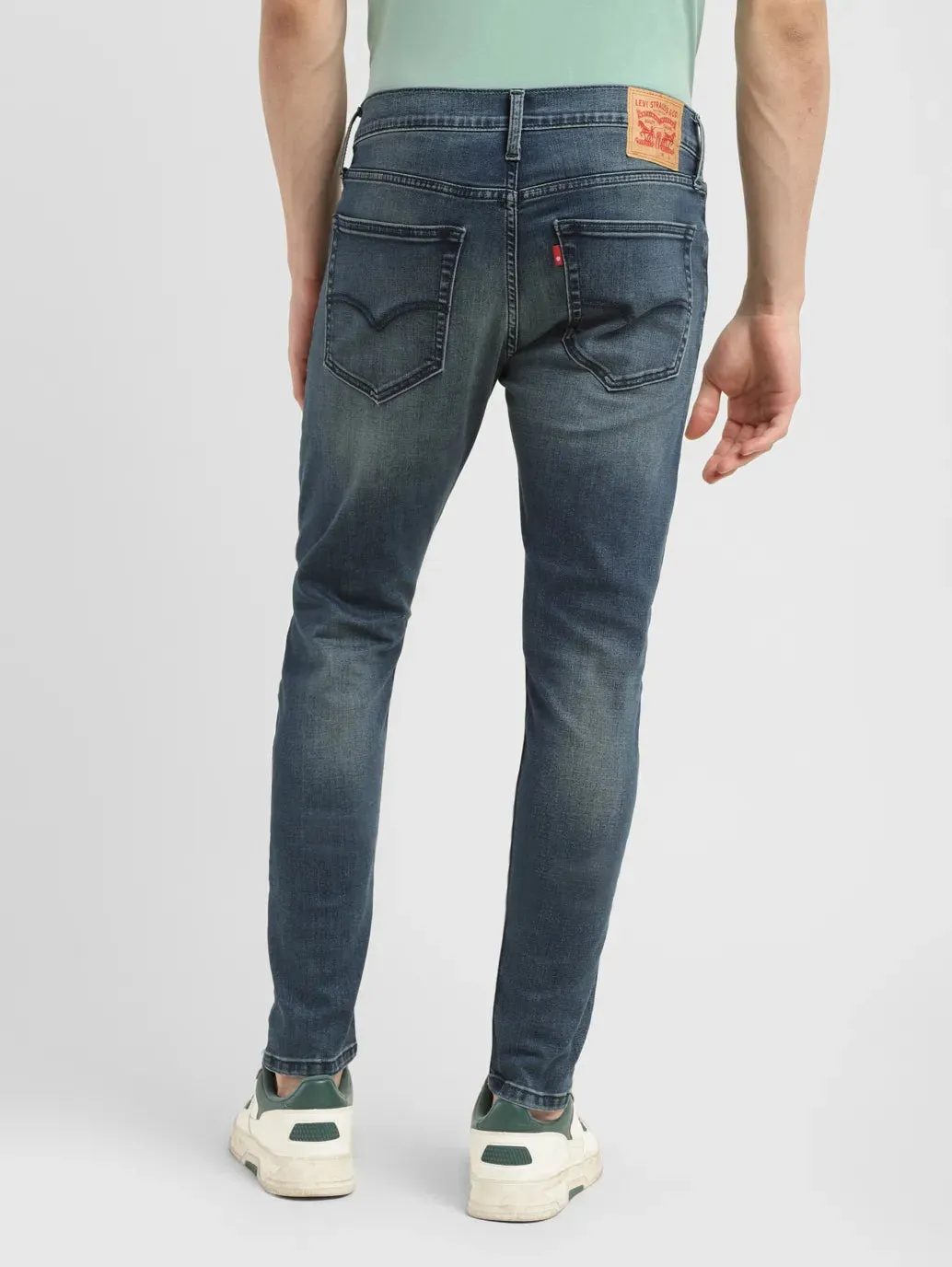 Men's Dark Indigo Skinny Taper Jeans