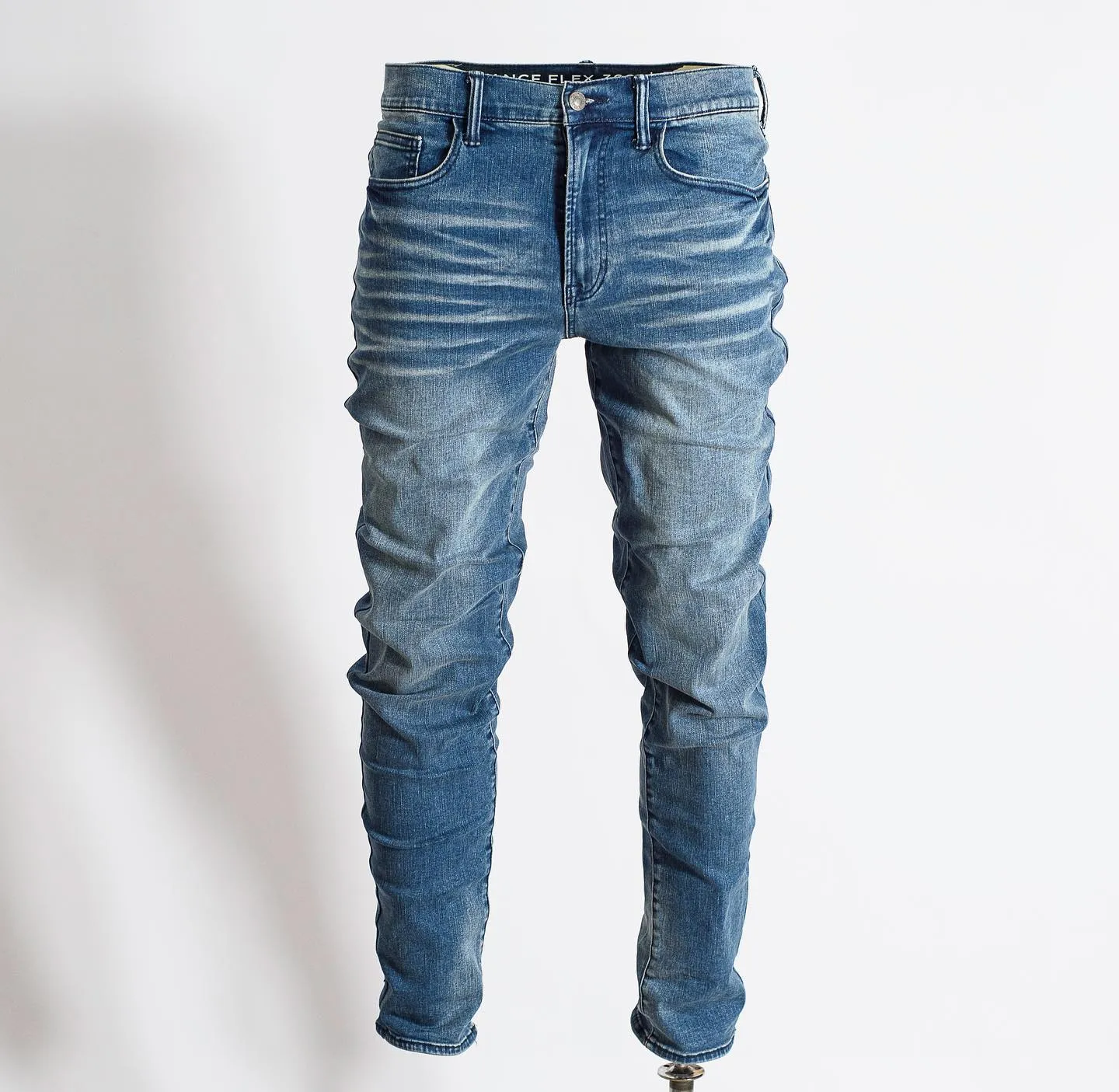 Men's Washed Denim Jeans