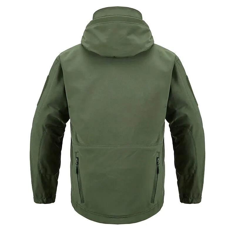 Men's Winter Waterproof Camouflage Hooded Coat