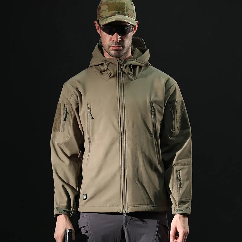 Men's Winter Waterproof Camouflage Hooded Coat