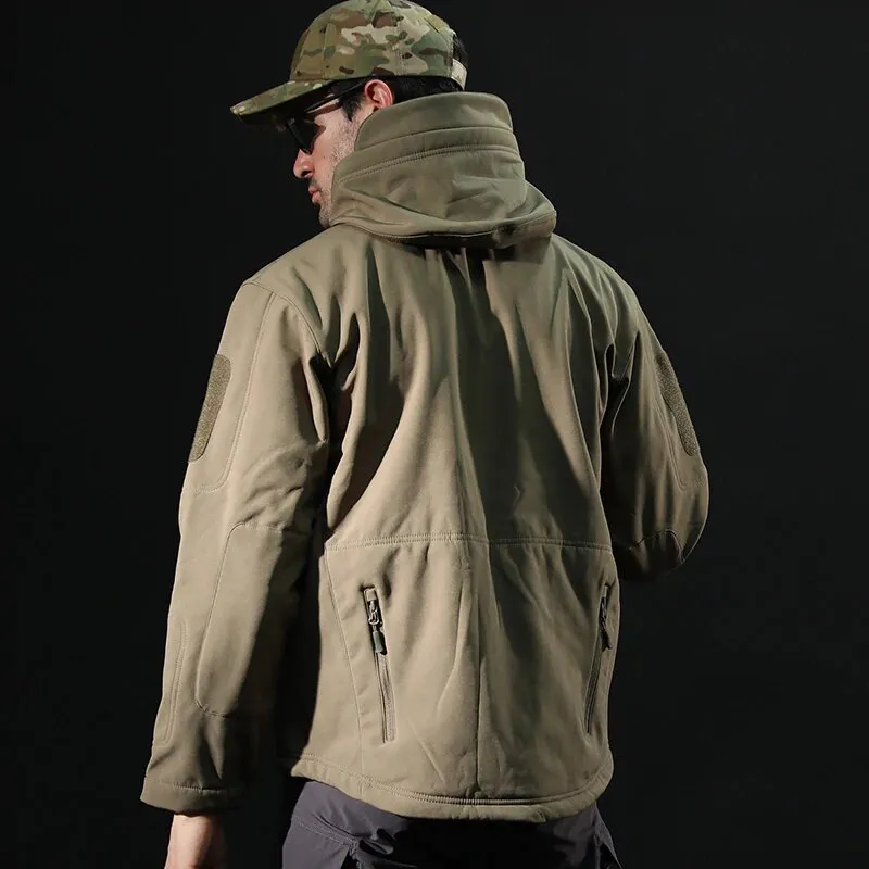 Men's Winter Waterproof Camouflage Hooded Coat