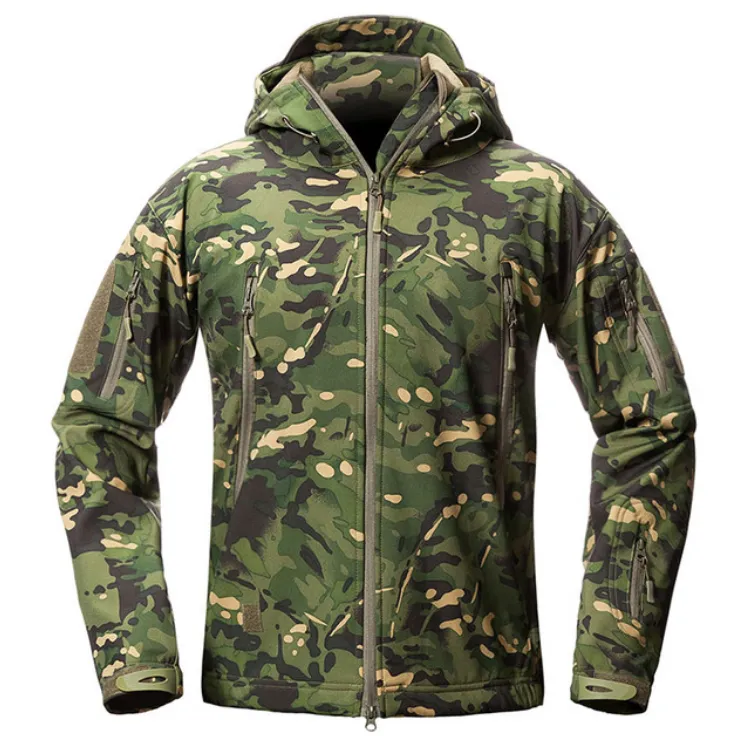 Men's Winter Waterproof Camouflage Hooded Coat