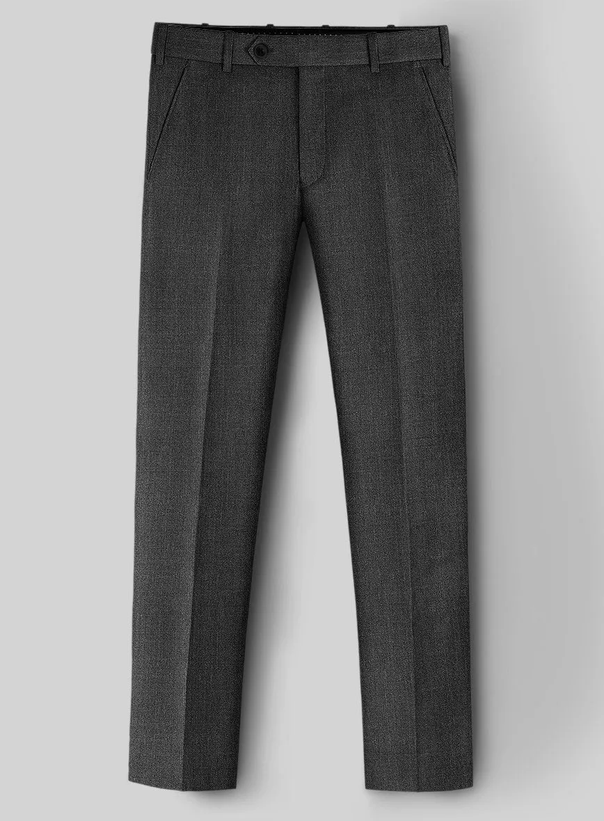 Napolean Stretch Dark Gray Wool Pants