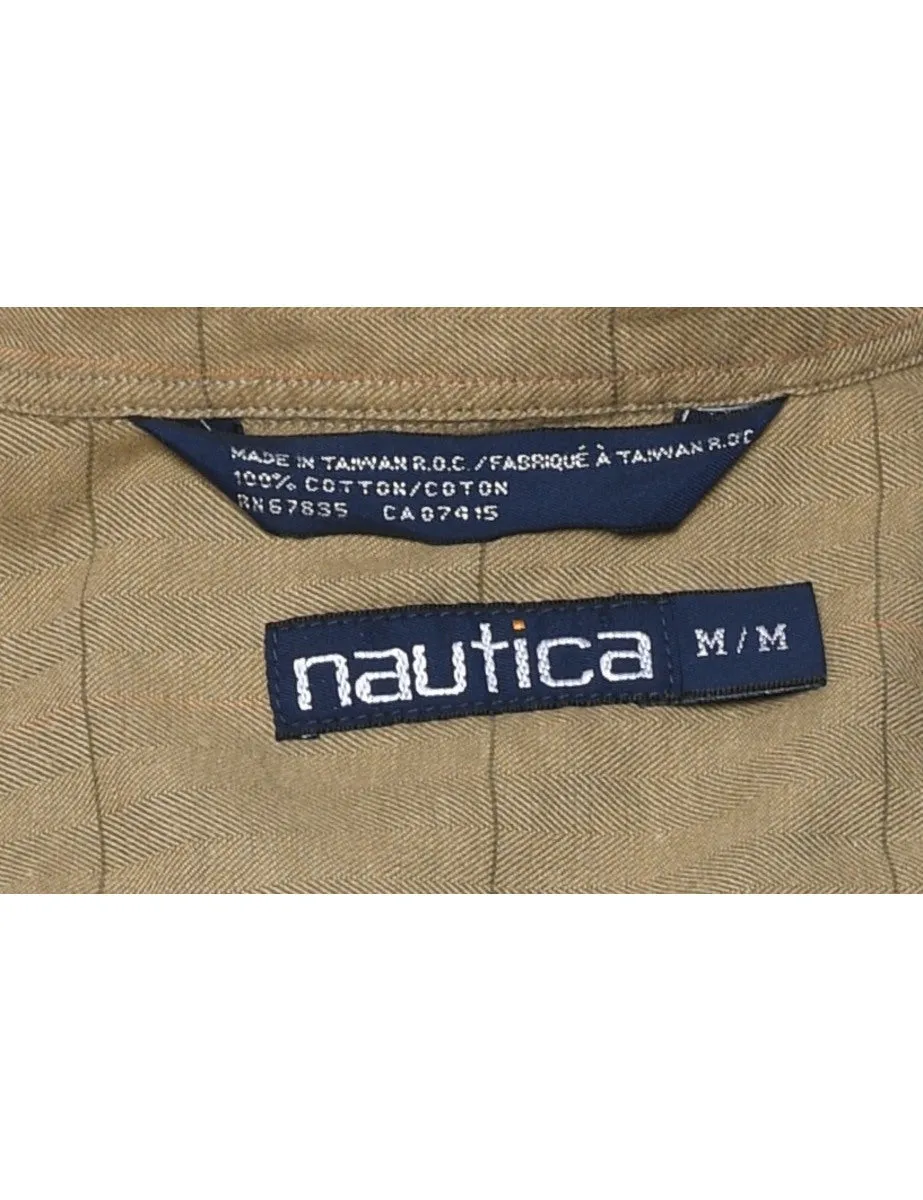 Nautica Pinstriped Smart Shirt - M