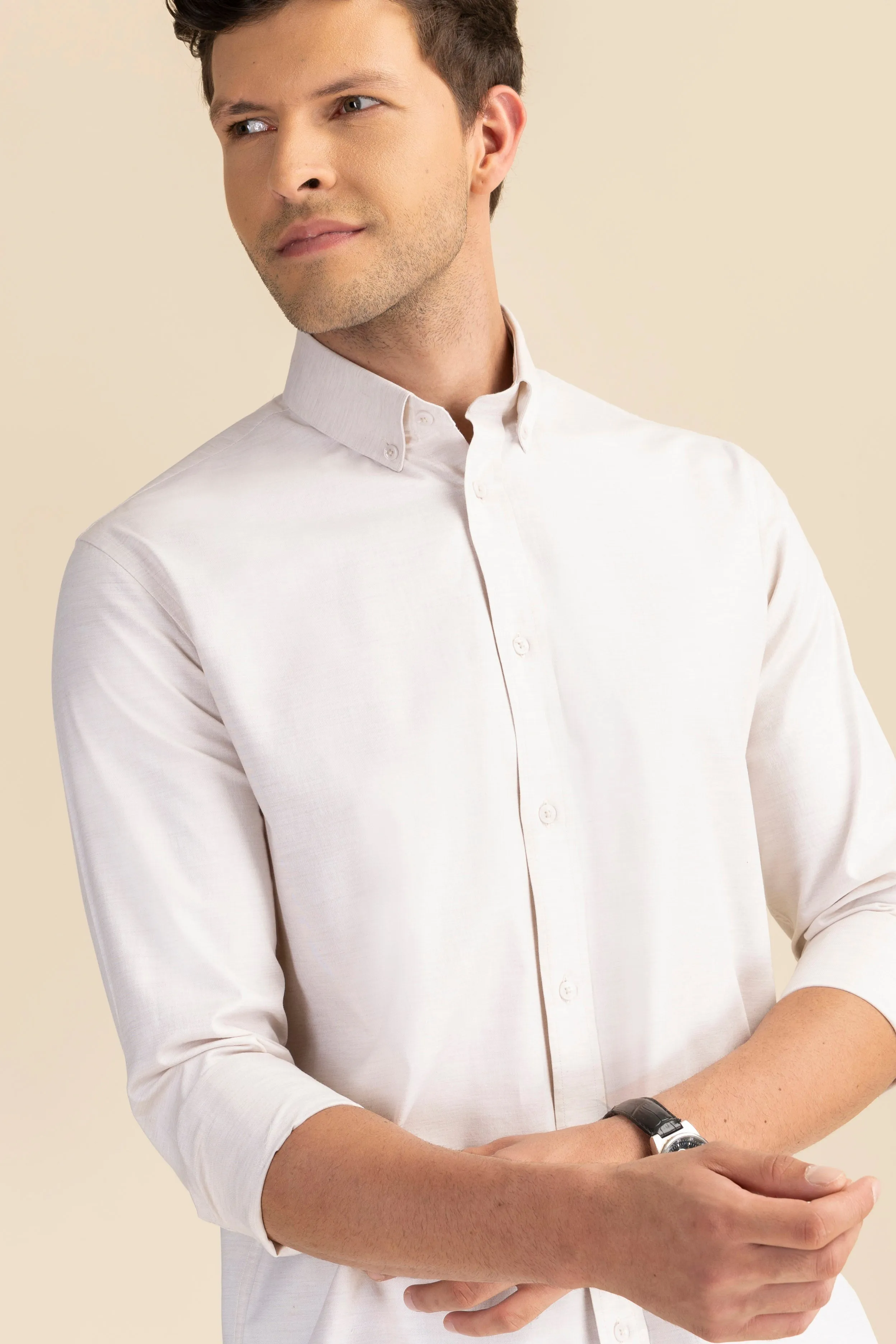 Prescott Shirt Stretch Melange Shirt