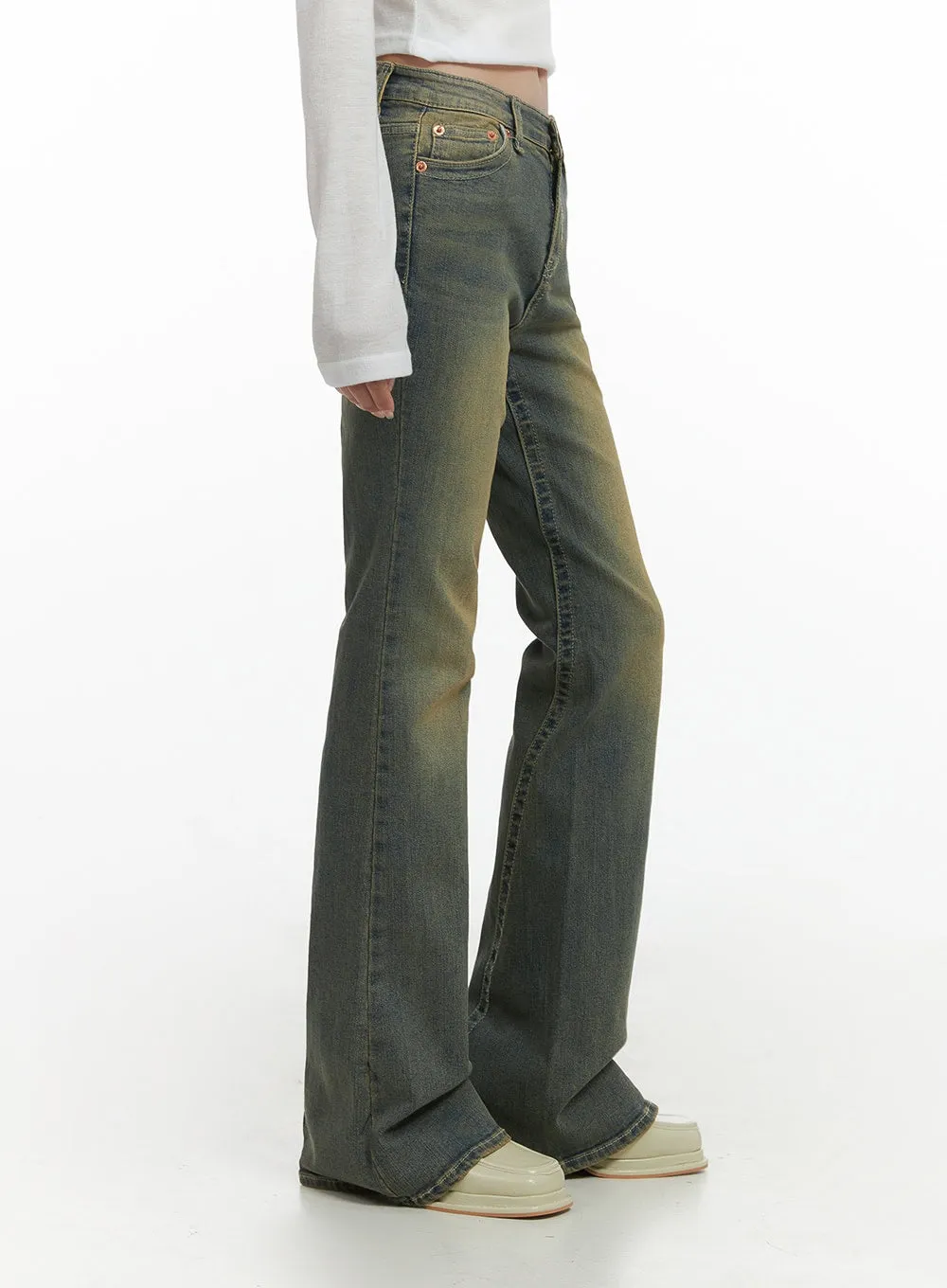 Raina Timeless SlimFit Cotton Bootcut Jeans CS430