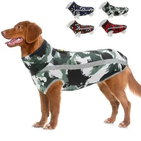 Reflective Ski Big Dogs  Winter Clothes Ski-wear, Reflective thermal dog jacket golden labrador huskies sheep