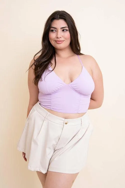 Ruched Bralette Plus