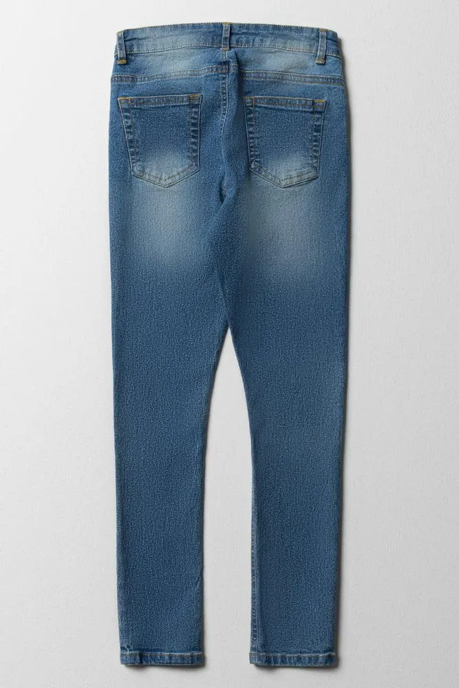 Skinny Denim Jeans Blue