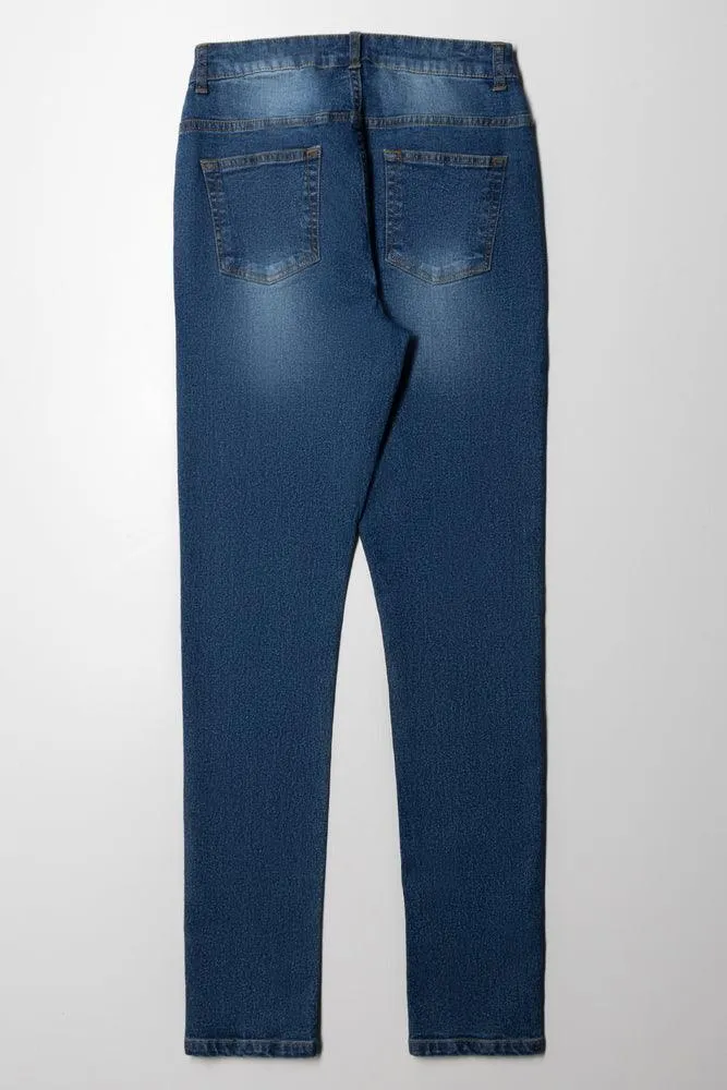 Skinny Denim Jeans Blue