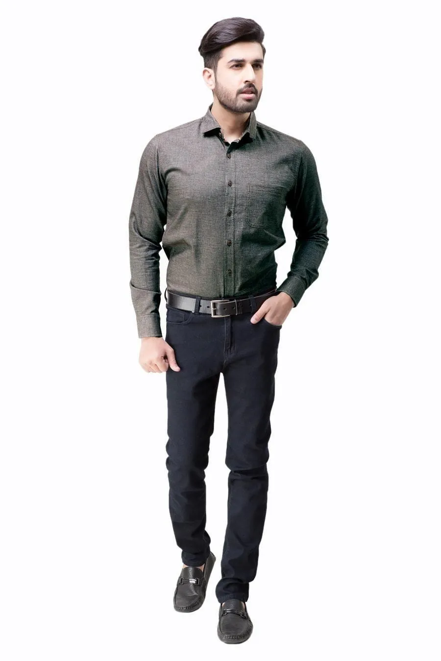 SMART SHIRT Black Grey