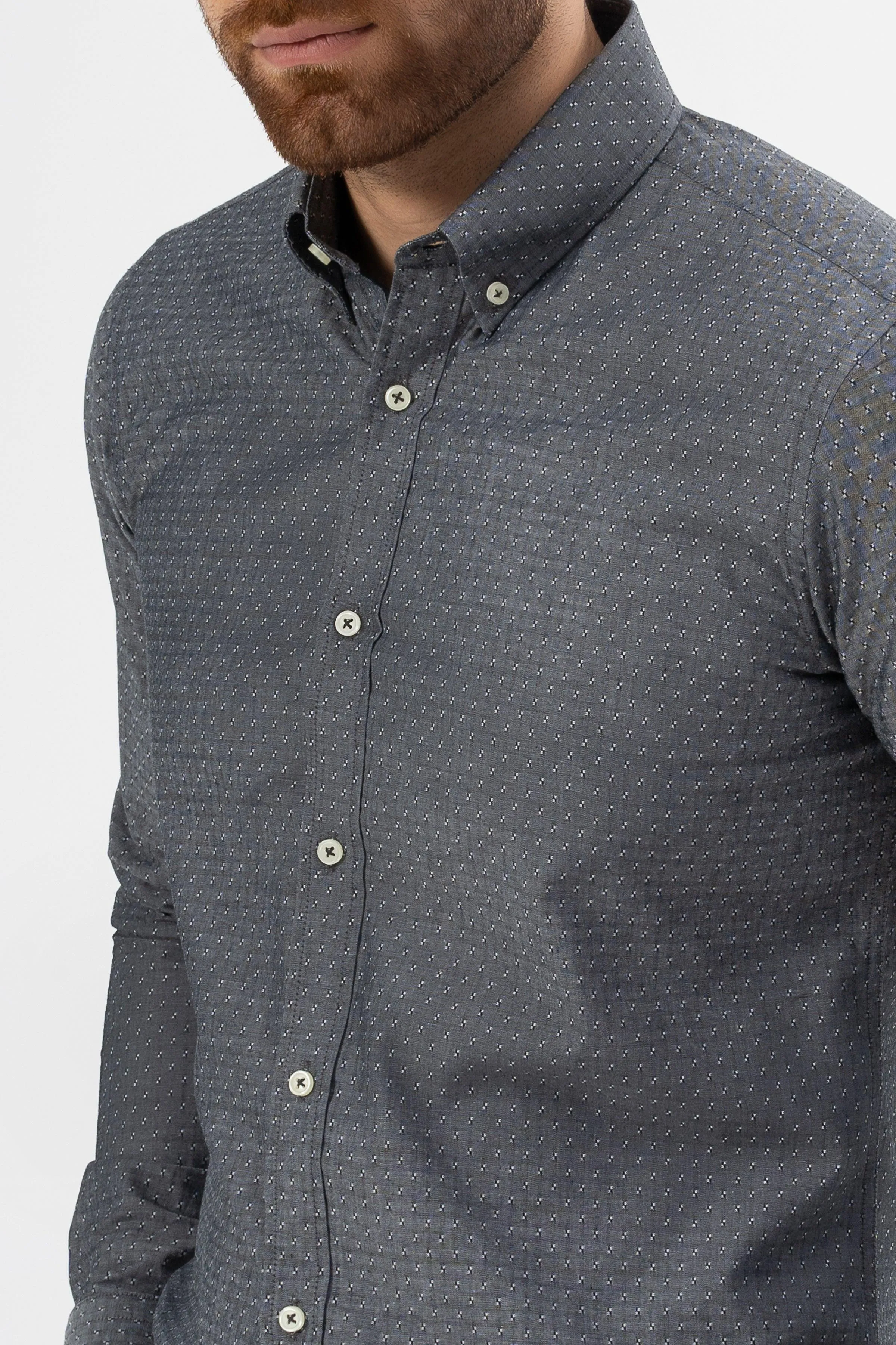 SMART SHIRT CHARCOAL GREY