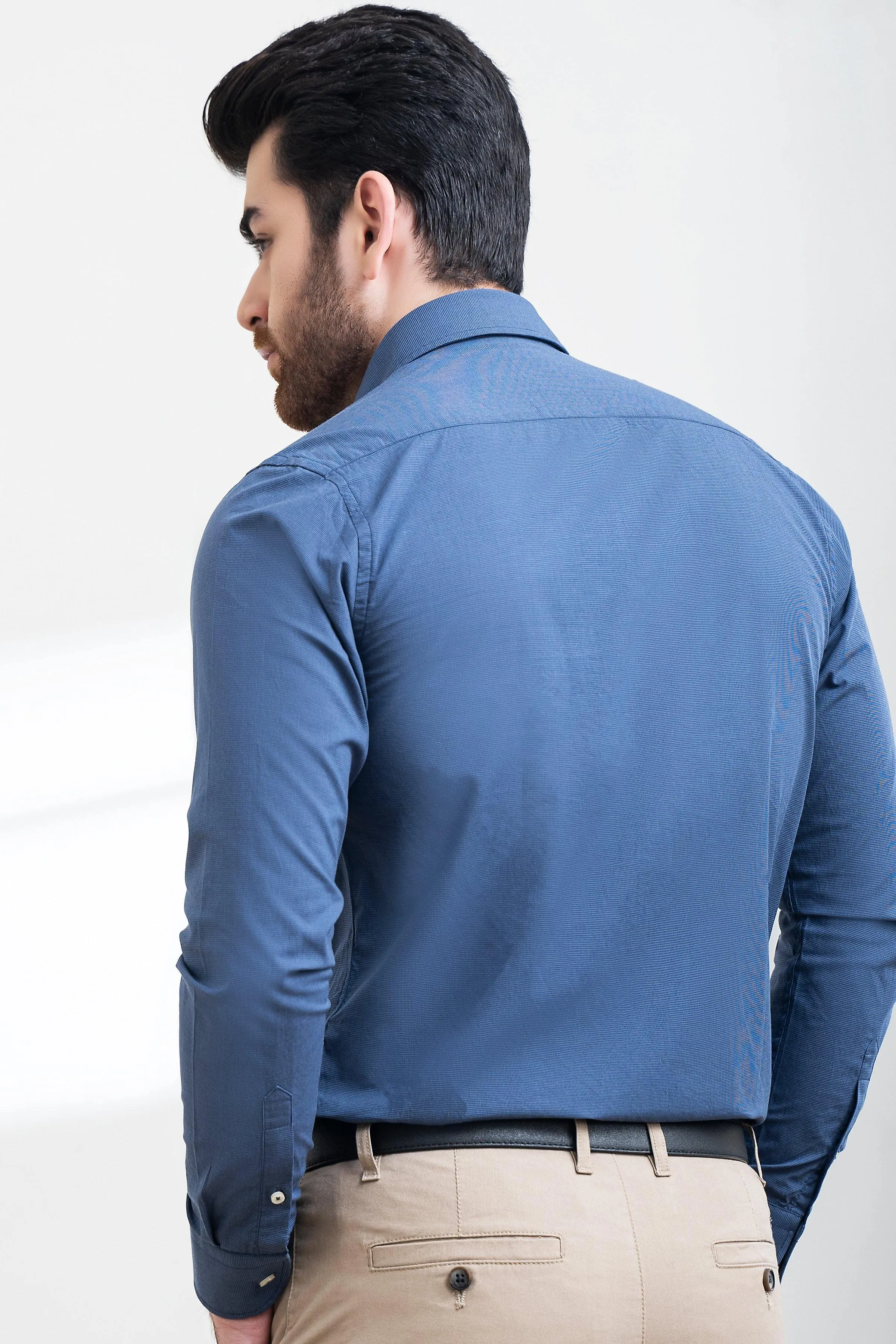 SMART SHIRT FRENCH COLLAR BLUE