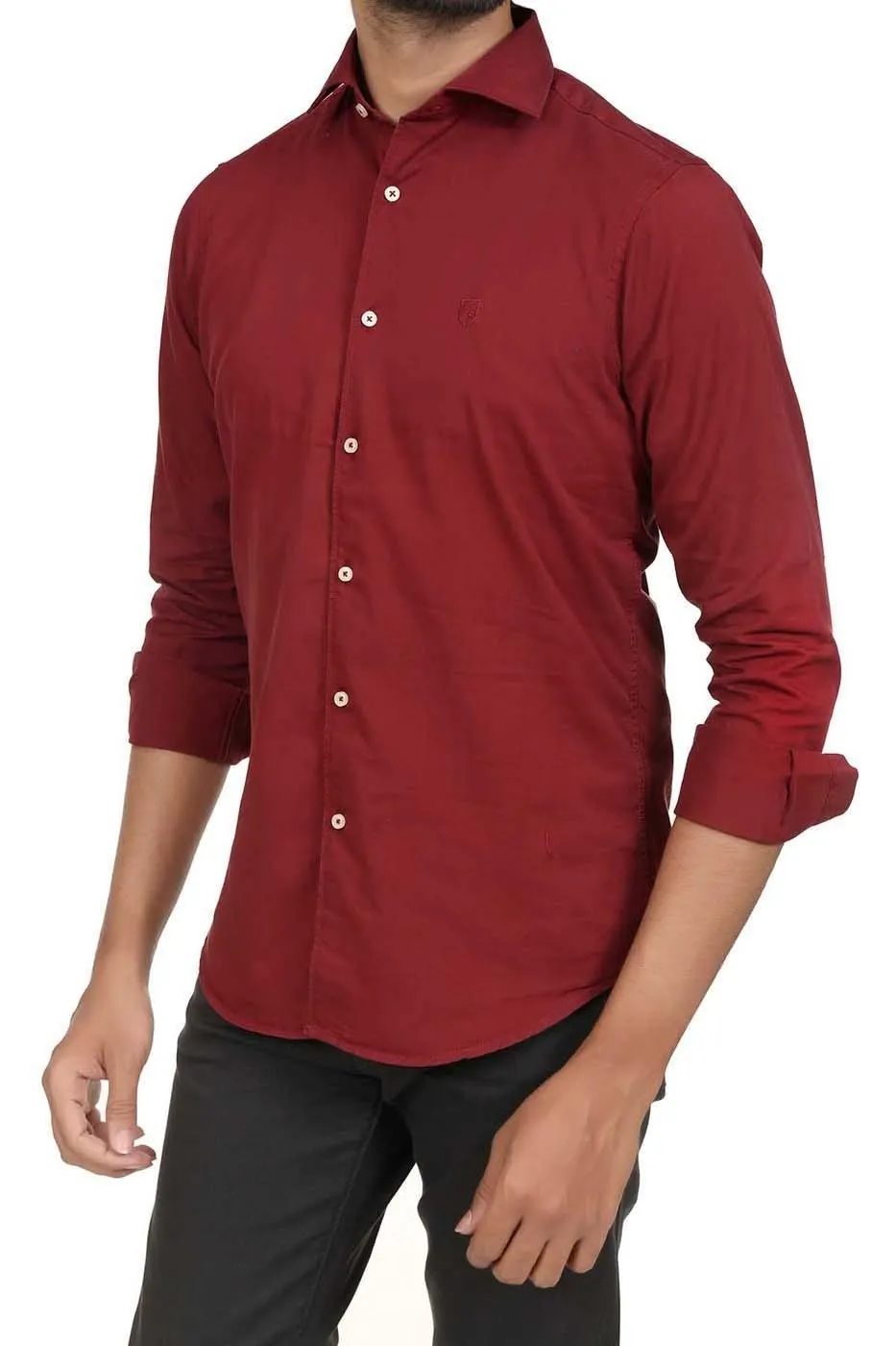 Smart Shirt Maroon