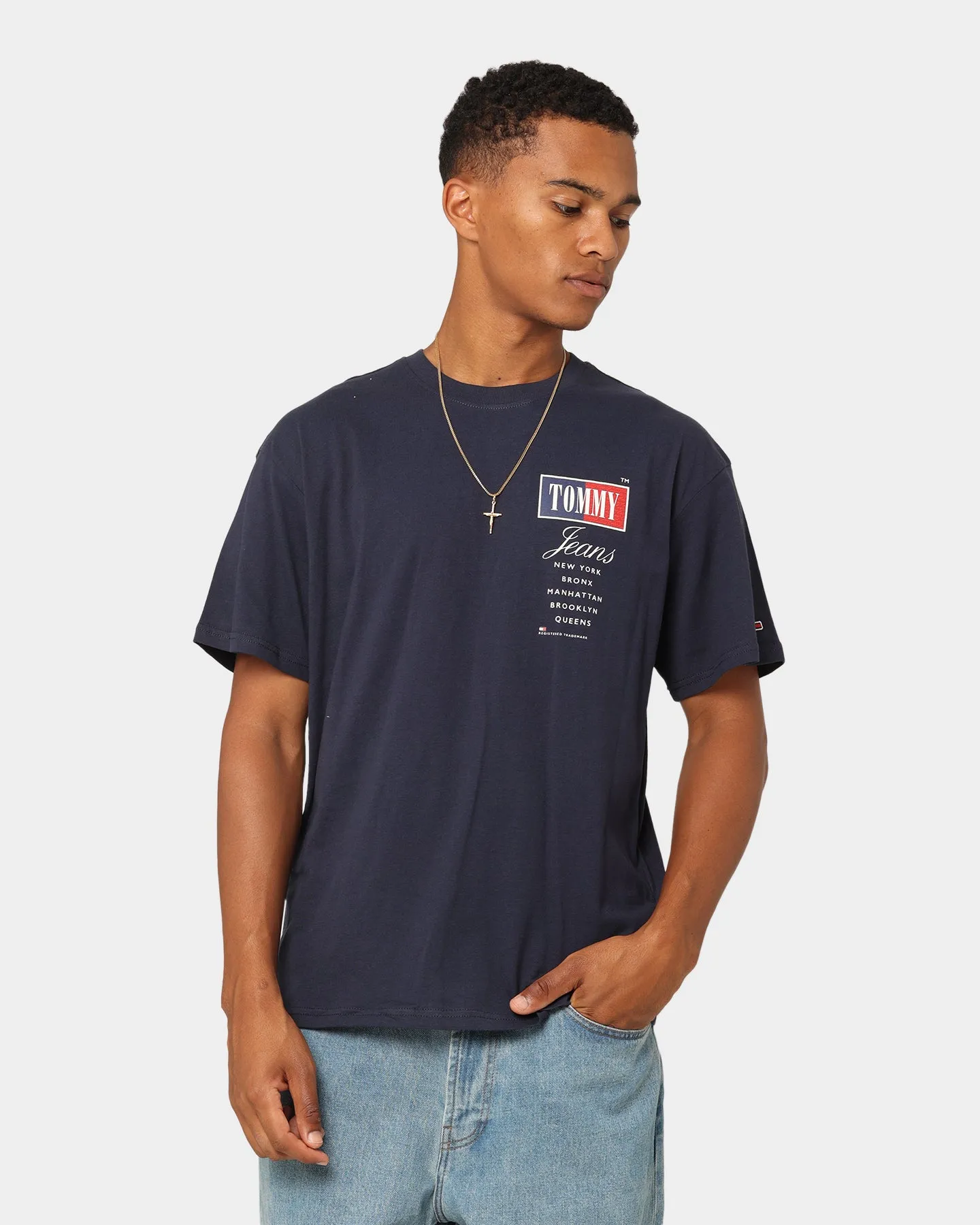 Tommy Jeans TJM Relaxed Timeless Tommy T-Shirt Twilight Navy